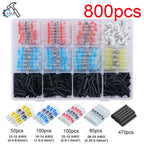 280/1200pcs Solder Sealed Wire Connectors Heat Shrink Solder Butt Connectors Solder Connector Kit Automotive Marine Insulation