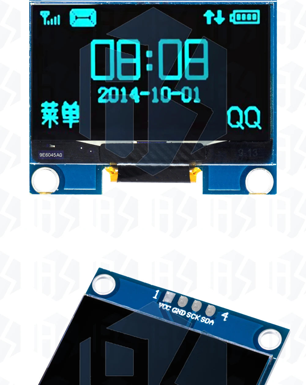 1.3 inch oled IIC Serial White OLED Display Module 128X64 I2C SSD1306 12864 LCD Screen Board VDD GND SCK SDA for Arduino