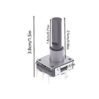 【G】EC16 Rotary Encoder 12 Position 25mm Shaft Accurate 12 Pulse Module for Industrial Automation Control Systems
