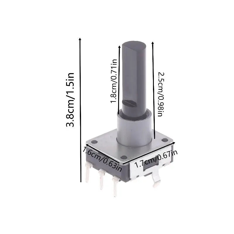 【G】EC16 Rotary Encoder 12 Position 25mm Shaft Accurate 12 Pulse Module for Industrial Automation Control Systems