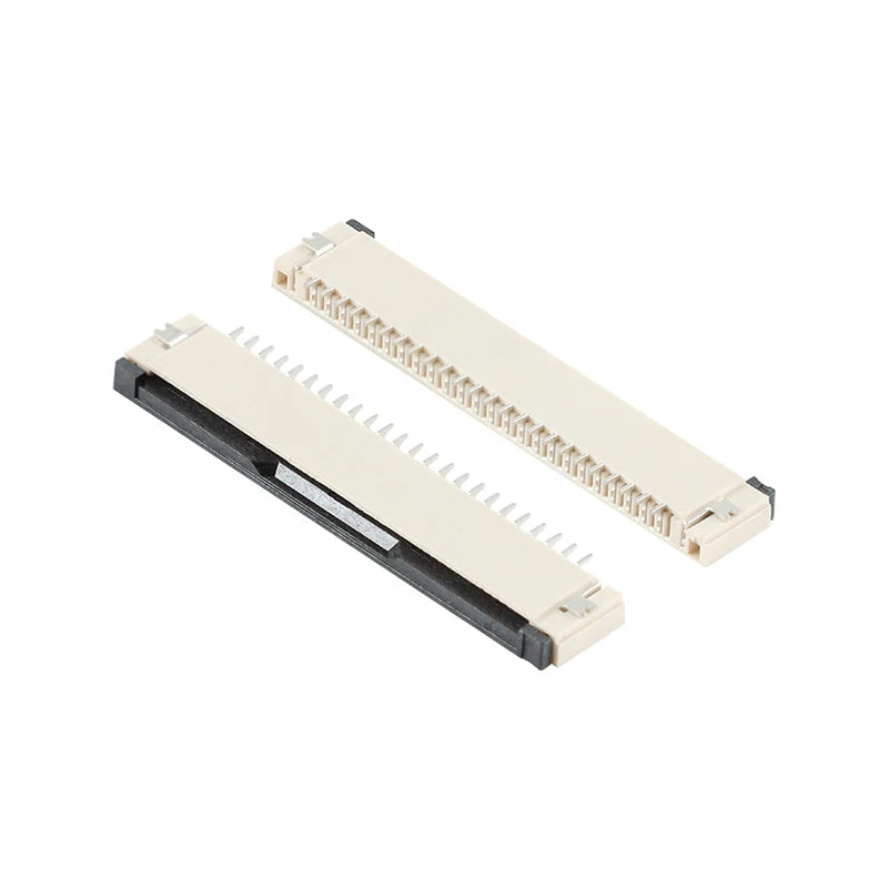 10Pcs FPC FFC Flip cover Connector 1.0mm 0.5mm Flat Cable PCB Connectors SMT ZIF 4 6 8 10 12 14 15 16 18 20 22 24 26 28 30-60Pin