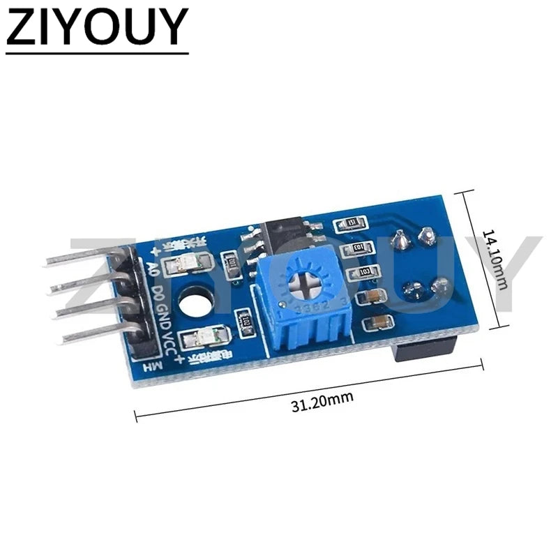 5-10PCS TCRT5000 IR Photoelectric Switch Sensor Line Track Module Infrared Obstacle Avoidance For Arduino DIY
