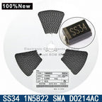 500pcs IN4001 DIODE SMA M1 1N4001 SMD 1A 50V Rectifier Diode
