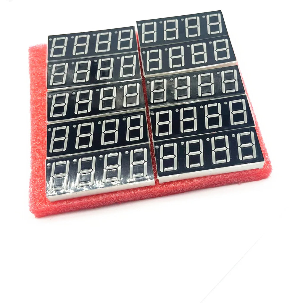 10 PCS  4 Digit 0.56" RED 7 SEGMENT LED DISPLAY COMMON CATHODE