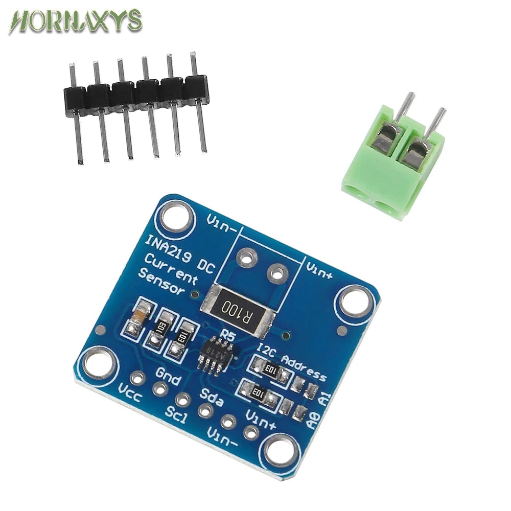 1-10PCS MCU-219 INA219 I2C port Zero drift bidirectional current power supply monitoring sensor module MCU INA 219