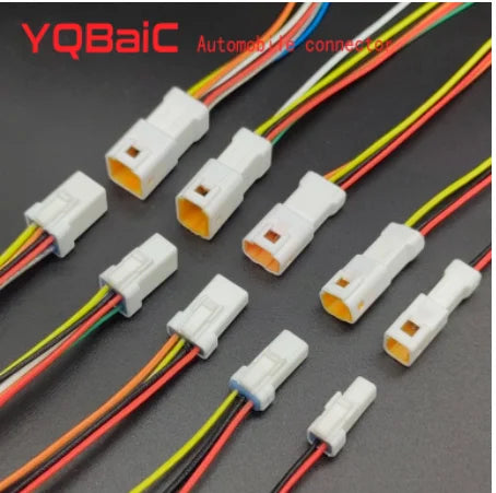 2P 3P 4P 6P 8P 0.6 MM Waterproof Wire Connector Plug Male And Female Socket With Cable JST JWPF Electrical Connectors