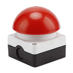 (NEW)1 Set Mushroom Head Self-Locking/Resetting 1NO Foot/Hand Control IP65 ENMG Emergency Stop Button Switch For Industrial Safe