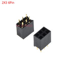 10PCS 2/3/4/5/6/7/8/10/12/16/20/40 Pin Single Row Straight Pin Female Header 2.54MM Pitch Connector Socket 2P/3P/4P/16P/20P/40P