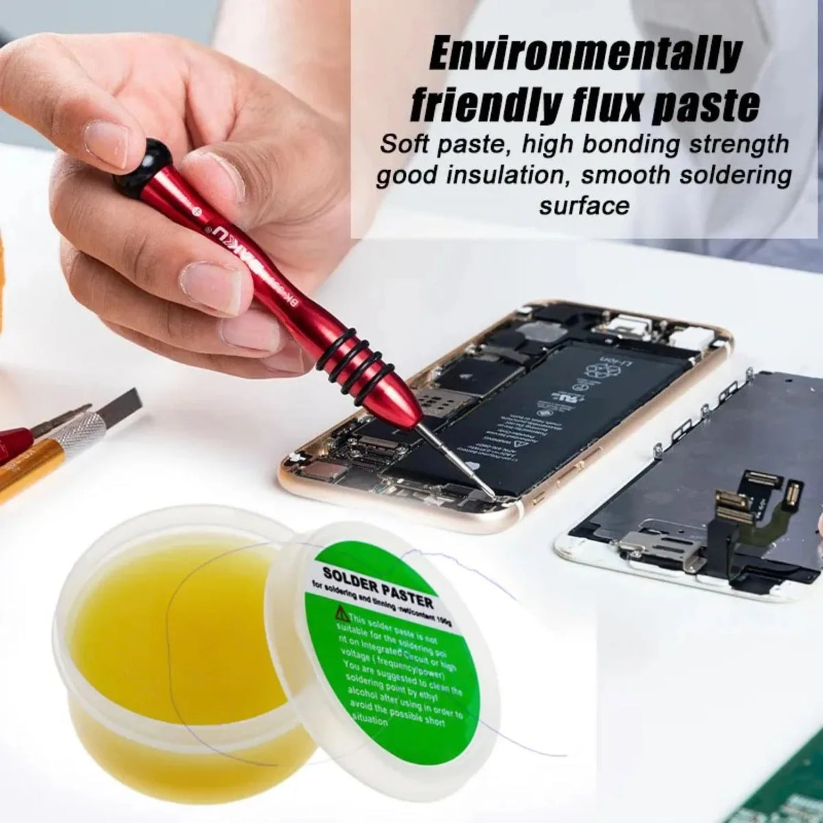 20/30/100g Soldering Flux Lead-Free Solder Paste Flux Tin Solder Paste Welding Flux For Electronics PCB LED Soldering Repair