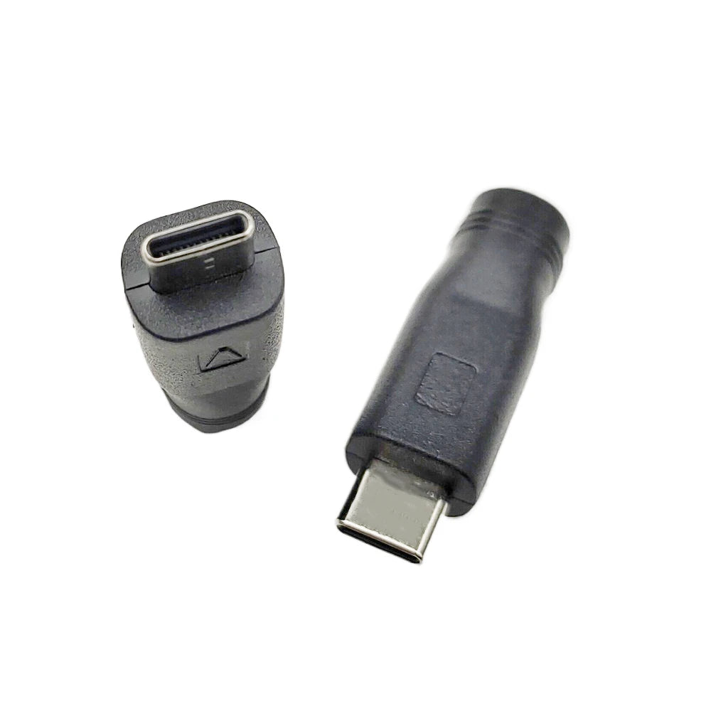 2/5/10PCS DC USB Type-c to 5.5*2.1 Female Connector to Female 5521 Power Jack DC Power Conector 5.5x2.1 Adapter USB C Converter