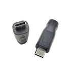 2/5/10PCS DC USB Type-c to 5.5*2.1 Female Connector to Female 5521 Power Jack DC Power Conector 5.5x2.1 Adapter USB C Converter
