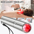 F2 Portable LED Flashlight 630NM 660NM 850NM Handheld Near Infrared Red Light Therapy Torch Relieve Joint Pain Beauty Equipment