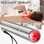 F2 Portable LED Flashlight 630NM 660NM 850NM Handheld Near Infrared Red Light Therapy Torch Relieve Joint Pain Beauty Equipment