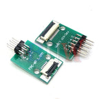 FPC FFC Adapter Board 0.5mm 1.0mm To 2.54mm Connector Straight Needle And Curved Pin 6 8 10 12 20 24 26 30 34 40 50 60 80 Pin