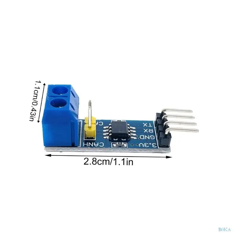 B0KA SN65HVD230 CAN Bus Transceiver Communication Thermal Protective Slope Control Module for Controller Board 3.3V
