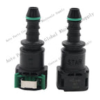 Z+ For degree SAE 5/16 Fuel Pipe Joint Nylon Connector Fuel Line 8mm ID6 8x6 180 2P