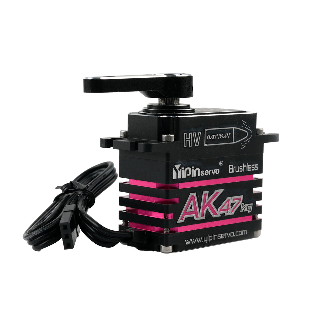 47KG Metal Digital Servo 180/270/360 Degree Angle Controllable Brushless Motor AK47 Power Functions Servos For Robot Car Model
