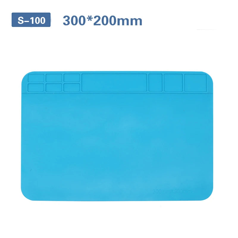 Antistatic ESD Soldering Mat For Bga Rework Station Large Ipad Repair Heat Insulation Mat Pad Small Silicon Mat Thick Soldering