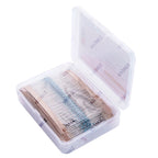 600PCS 30Values 1/4W Metal Film Resistor Assortment Kit -20PCS Each, Boxed for Electronics DIY, Projects & Repair