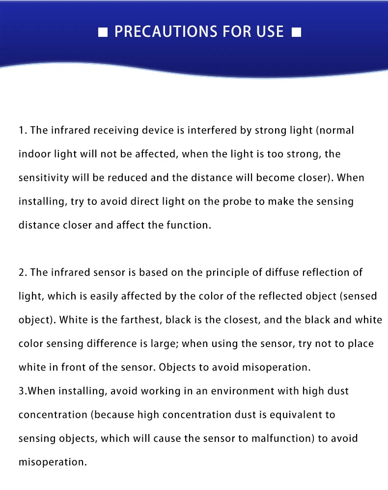 XKC-001A-T Active Infrared Induction Proximity Sensors for Home Security/Sanitary Fittings/Intelligent Detection/Obstacle Recogn