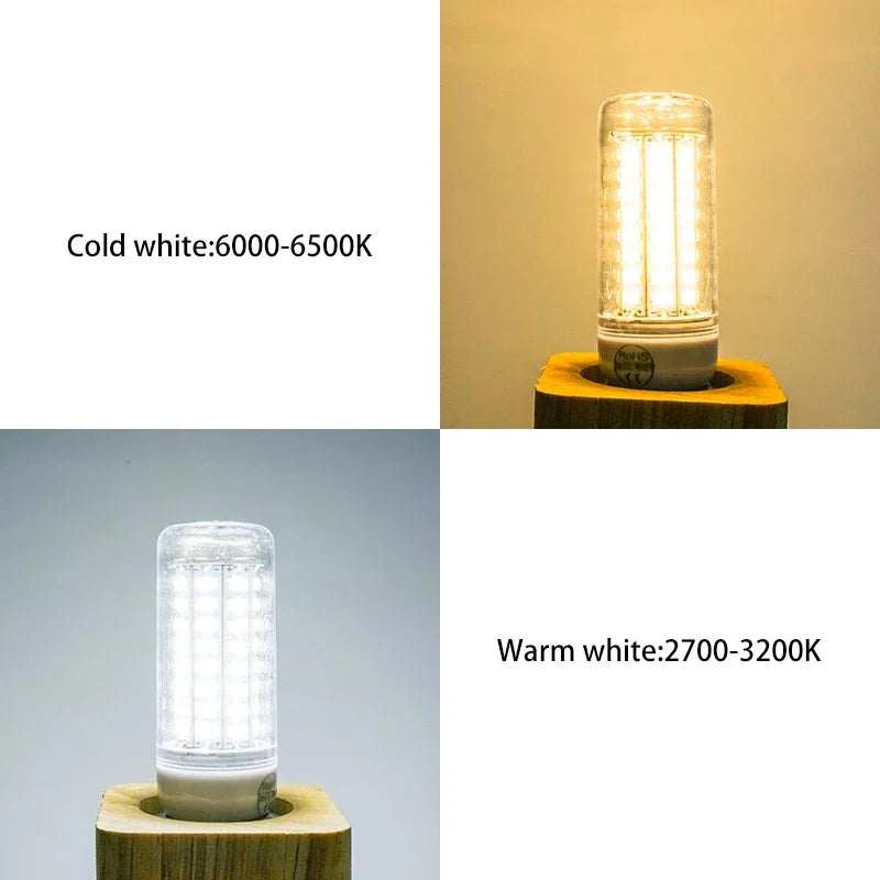 E27 LED Lamp AC 220V 230V Corn Lamp 24 36 48 56 69 72leds Lampada Led Bulb SMD5730 Led Lamp Light E14 Chandelier Lighting 240V