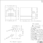 5PCS RJ45 Vertical 180 Degree Network Socket With Shield and Lamp Network Cable Interface 5224-8p8c In-Line Connector