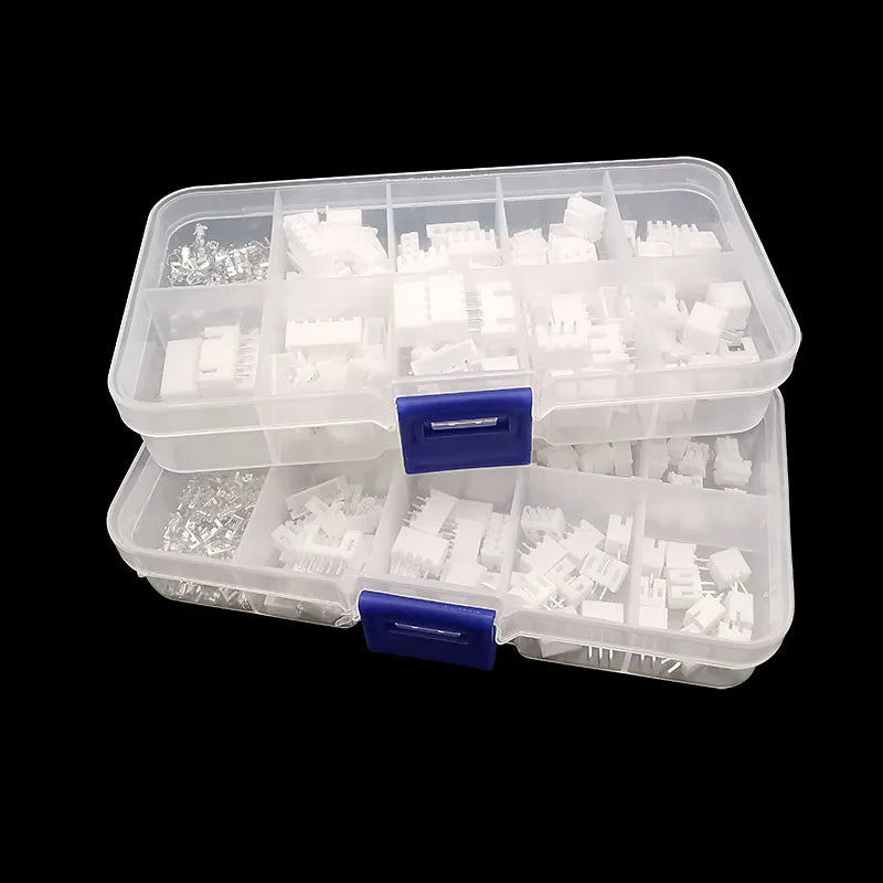 1Box JST 1.25 PH 2.0mm /SYP/SM/XH 2.54mm / VH 3.96mm Pitch Male Female Terminals Kit Plug Plastic Housing Header Crimp Connector