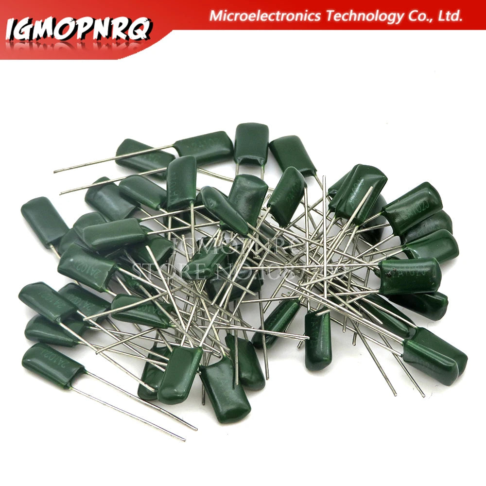 Polyester film capacitor 100V 1nF 1.5nF 2.2nF 100nF 2A471J 2A102J 2A222J 2A392J 2A332J 2A472J 2A103J 2A473J 2A104J 10NF 220NF