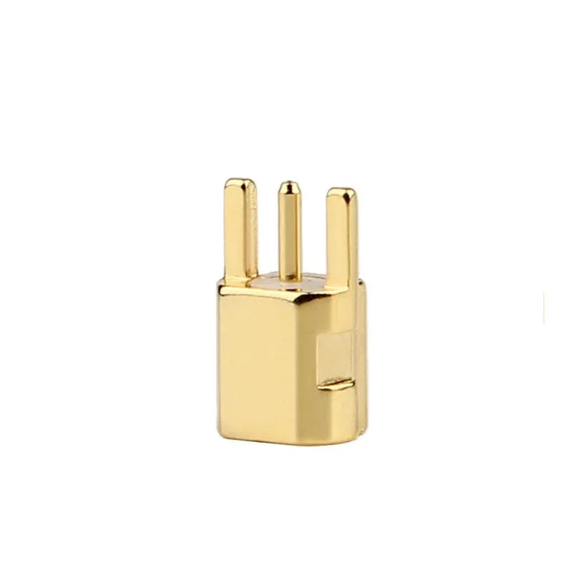 DIY MMCX Connector Shure Beryllium Copper Earphone Pin MMCX Female Plug Audio Jack Adapter For SE535 SE425 SE315 SE215 Headphone