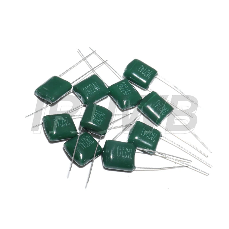20PCS 100V 124 154 224 334 474 2A124J 2A154J 2A224J 2A334J 2A474J 0.15UF 0.22UF 0.33UF 0.47UF Polyester Film Capacitor