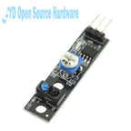 1-20PCS TCRT5000 3PIN Tracking Module IR Infrared Line Reflection Track Follower Sensor TCRT5000 Obstacle Avoidanc For Arduino
