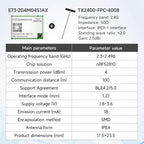 EBYTE E73-2G4M04S1A/B/D Series BLE Wireless Module Micro-size Long Range Low Power Consumption Dual Antenna PCB