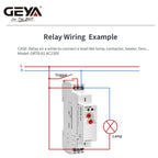 GEYA GRT8-A Electronic 16A SPDT ON Delay Timer Relay Time Relay 12V 24V 220V DIN Rail Type AC230V OR AC/DC12-240V