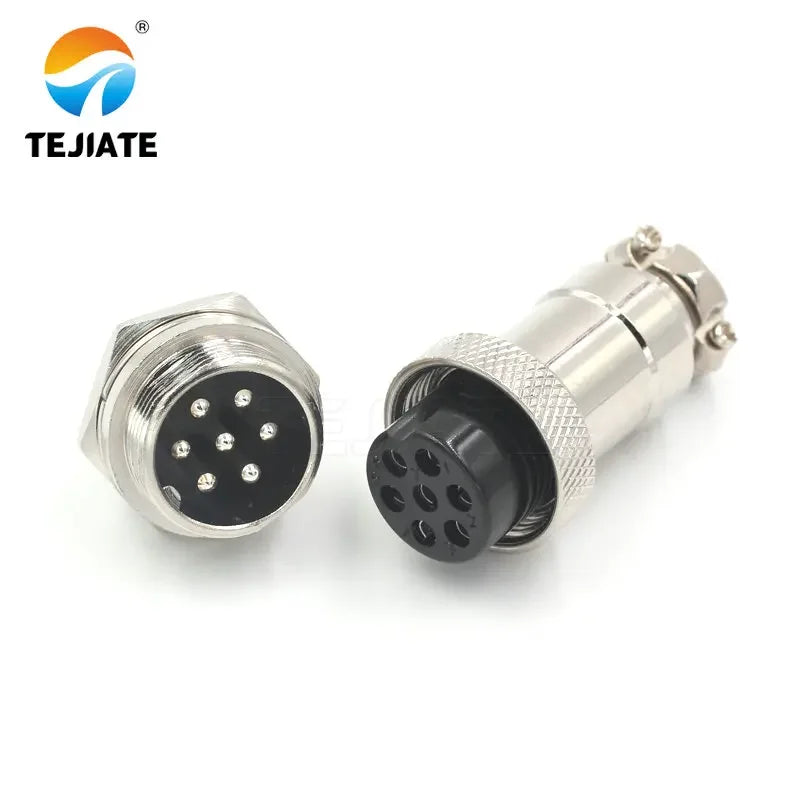 20mm Aviation Plug Connector and Socket GX20 2/3/4/5/6/7/8/9/10/12 core