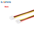 10pcs/5pairs XH2.54mm 0.1" Pitch Wire Terminal Cable Connector 2/3P/4P/5P/6/7/8/9/10/12Pin 10/20/30cm Male Female Plug Socket