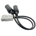 Robust For Anderson Connector 50Amp to 16A Female Socket Adapter for Powering Vehicle For Refrigerators and Compressors