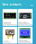Wholesale Customization SJXDGN075 Wide Temperature Digital Display LCD Screen HTN Anti Glare Segment Code Screen for Motorcycles