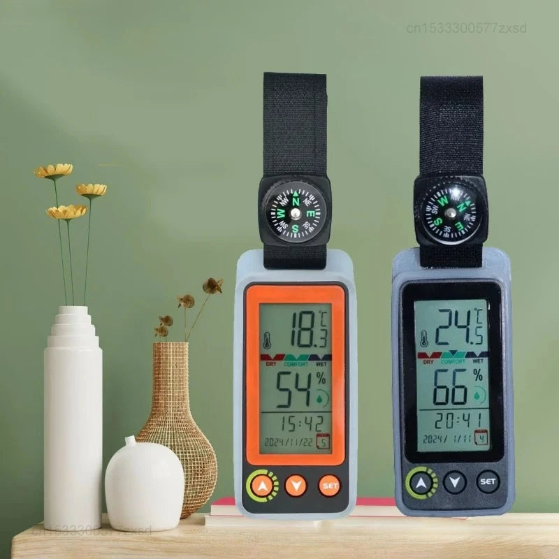 Camping Digital Thermometer Hygrometer Indoor Room Camping Mini Temperature Humidity Meter Sensor Gauge Weather Station Outdoor
