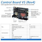 Freenove Control Board V5 for Arduino UNO R4 WiFi Mini, Arm Cortex-M4, Onboard ESP32-S3, LED matrix, USB-C, Tutorial Code