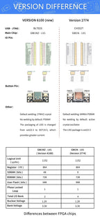 Sipeed Lichee Tang Nano Minimalist FPGA Development Board Straight Insert Breadboard