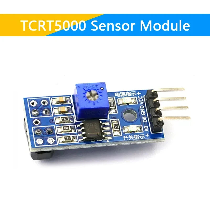 Infrared Detector Tracking Transmission Line TCRT5000 Tracker Sensor Obstacle Avoidance Sensor Module for Arduino Diy Car Robot