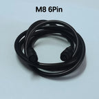 1pc 1m Long 6/8mm Circle Connector Cable Signal Sensor Cord For EBike E-Scooter Waterproof Extension Cable 2 3 4 5 6 Pin M6/M8