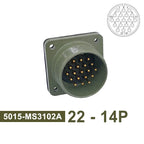 MS3102 MS3106 MS3108 Military Specification Connector 5015 MIL STD 8pin 19pin Plug&Socket 22-14 22-23 MIL-C Circular Connectors