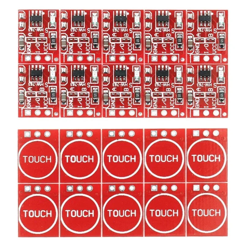 20/50/100PCS/LOT NEW TTP223 Touch Button Module Capacitor Type Single Channel Self Locking Touch Switch Sensor for Arduino