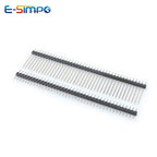 10pcs 2.0mm Straight 1/2x40P Single Double Row Breakable L8.7/12/15/17/19/21mm Long PCB Jumper Connector Gold Male Pin Header