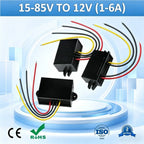 Waterproof Step-down Converter 12 24V 36V 48V 60V 72V 80V 85V to 12V 1A 2A 3A 5A Volt Regulator DC to DC Mini Buck Converter