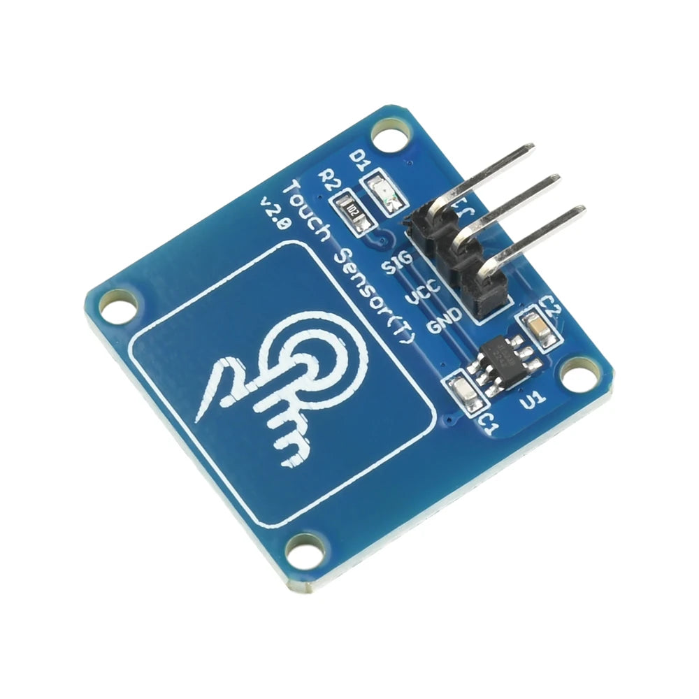 TTP223B Digital Touch Sensor Switch Module 1 Channel Capacitive Touch Module Gold-Plated Point Action Latch Type