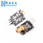 KY-008 650nm Laser Sensor Module 6mm 5V 5mW Red Dot Diode Copper Head for Arduino