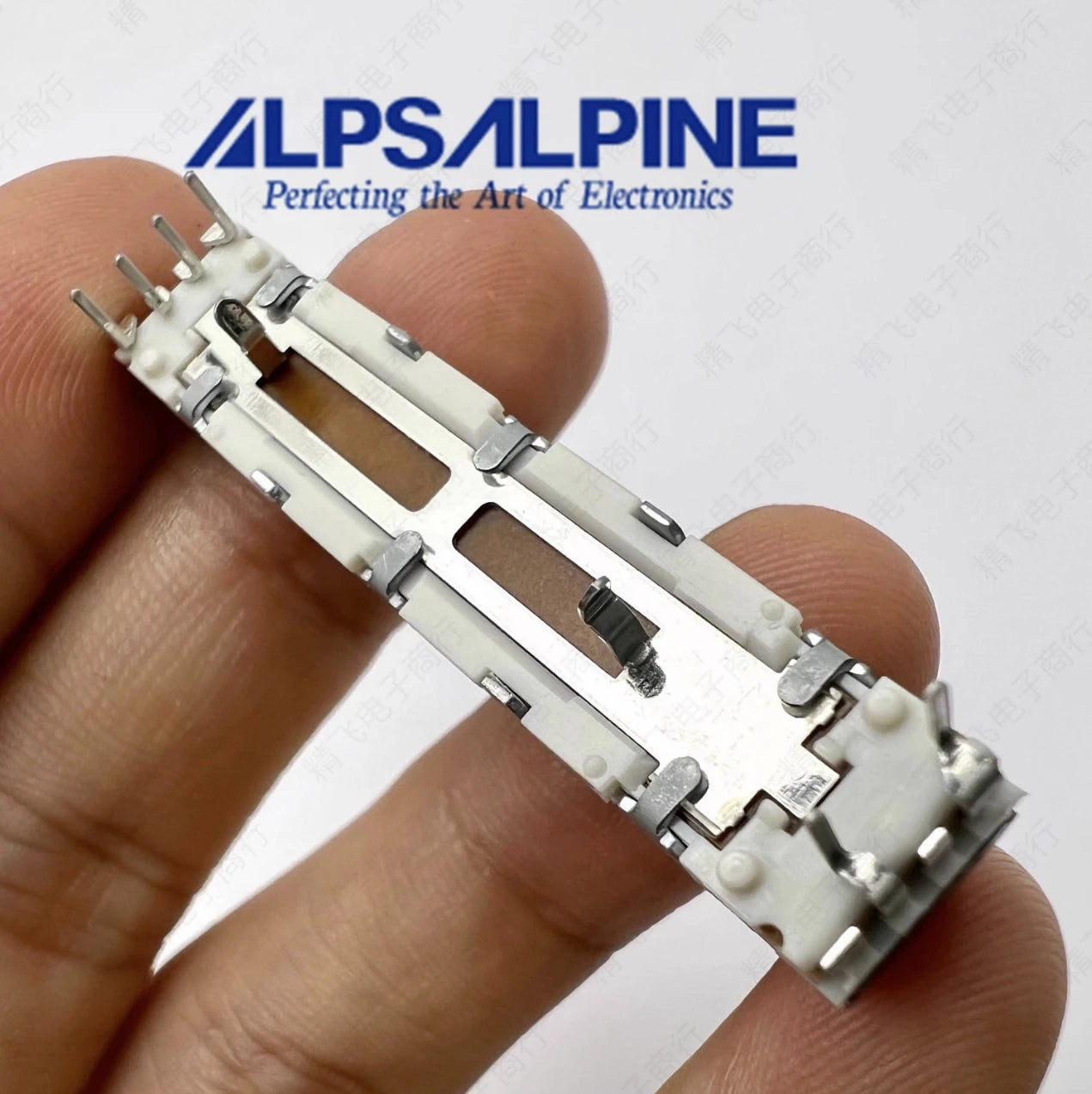 1 pcs Original Alps Alps 4.5cm sliding potentiometer duplex b10k * 2-axis 10mm mixer push