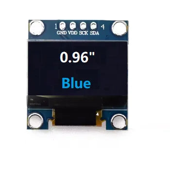 0.96" Inch OLED Display Screen Module I2C IIC 128x64 SSD1315 1306 3.3V-5V Blue/blue Yellow/White for Arduino ESP32 ESP8266
